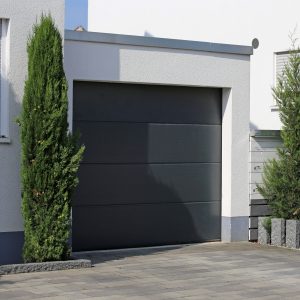 Modern new garage door (sectional door)